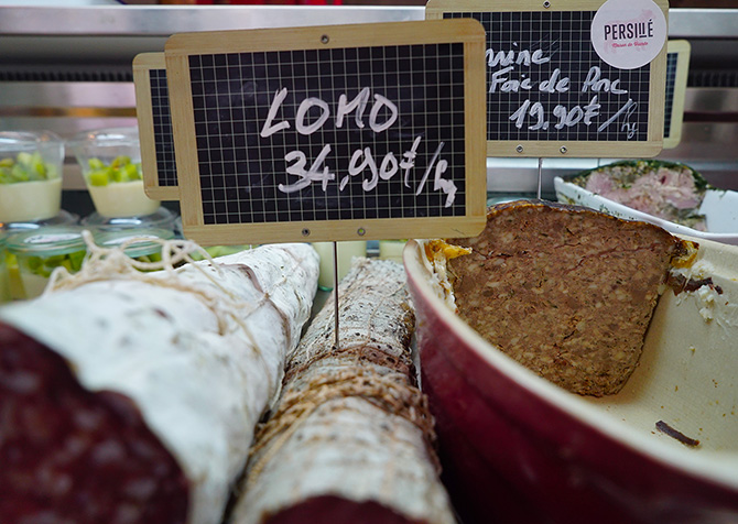 Charcuterie, saucisson, paté